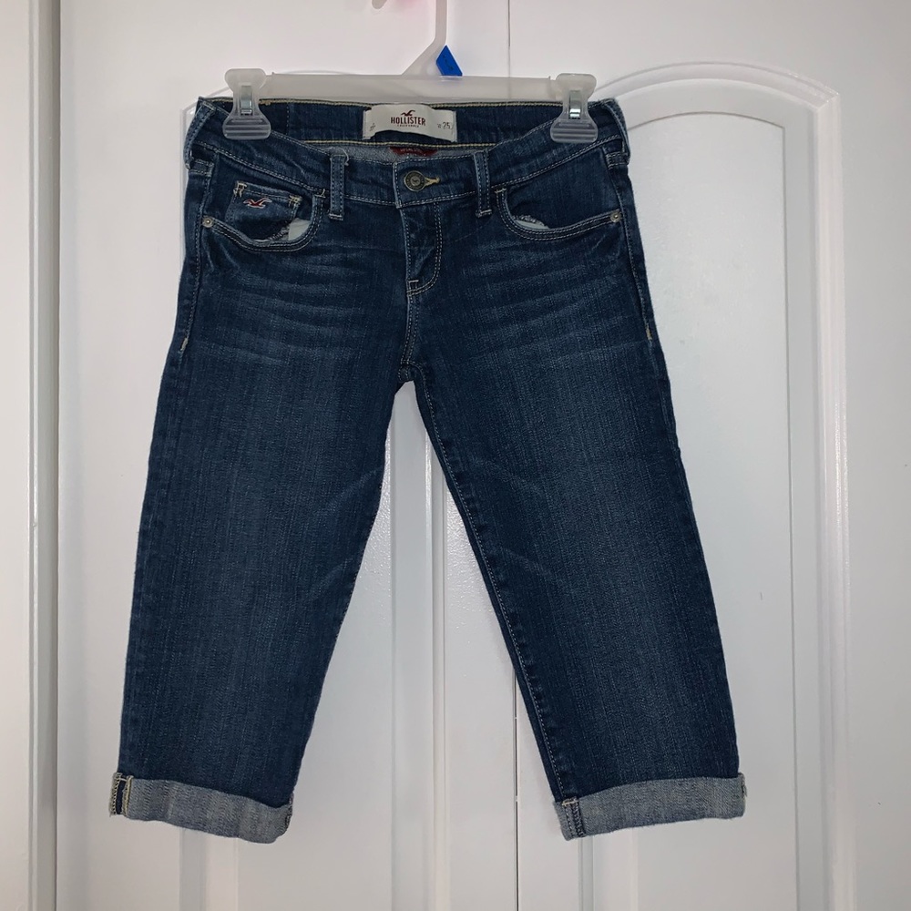 Hollister Cropped and Cuffed Jeans